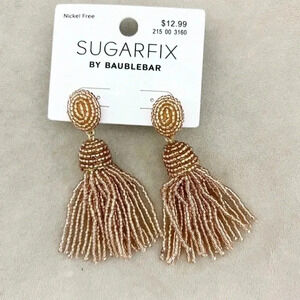 NWT Sugarfix by Baublebar Gold Beaded Drop Earrings 10